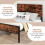 Casart Single Size Metal Bed Frame Platform Bed w/ Headboard & Footboard 5