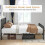 Casart King Size Metal Bed Frame Platform Bed w/Headboard & Footboard 6