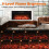 Casart 86 cm Electric Fireplace 5000 BTU Recessed Fireplace Insert 6