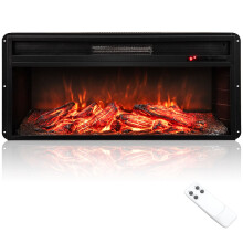 86 cm Electric Fireplace 5000 BTU Recessed Fireplace Insert