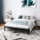 Casart King Size Heavy Duty Metal Platform Bed Frame 7