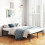 Casart King Size Heavy Duty Metal Platform Bed Frame 2