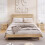 Casart 2-Drawer Nightstand Modern Bedside Table Accent Sofa Side Table-Oak 3