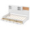 Casart Daybed Frame with 3 Storage Drawers Single Guest Bed 1