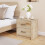 Casart 2-Drawer Nightstand Modern Bedside Table Accent Sofa Side Table-Oak 6