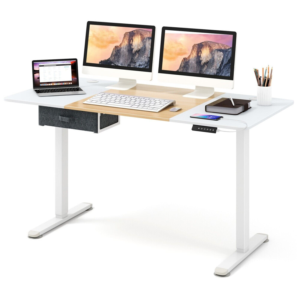 Electric Standing Desk Sit to Stand Table Height Adjustable Computer Workstation-image-OPC-PFXGWN6-NEW