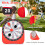 Casart Kids Large Dart Board Foldable Dartboard w/4 Kick Balls-Red 7