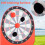 Casart Kids Large Dart Board Foldable Dartboard w/4 Kick Balls-Red 5