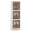 Casart 6-Cube Stackable Storage Bins 115L Shoes Boxes w/ Doors-White 5