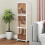 Casart 6-Cube Stackable Storage Bins 115L Shoes Boxes w/ Doors-White 3