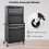 Casart Rolling Tool Chest Combo Lockable Tool Cabinet Wheels Drawers Adjustable-Black 8
