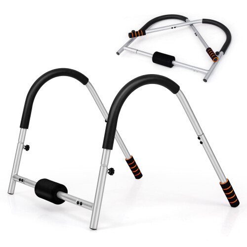 Casart Foldable Ab Trainer Abs Crunch Machine with Padded Headrest