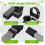 Casart Under Desk Exercise Bike Pedal Exerciser Foldable Mini Exercise Bike 3