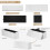 Casart Foldable Storage Ottoman Bench Large Storage Chest with Divider 4