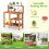 Casart Garden Potting Bench Table Multi-layer Planting Workstation Natural 2