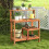 Casart Garden Potting Bench Table Multi-layer Planting Workstation Natural 5