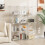 Casart 12 Cube Storage Shelf Rack DIY Wire Grid Bookcase Display Cabinet 5