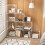 Casart 12 Cube Storage Shelf Rack DIY Wire Grid Bookcase Display Cabinet 7