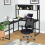 Casart L-Shaped Corner Computer Desk Large PC Table Workstation with Storage Bookcase 5