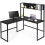 Casart L-Shaped Corner Computer Desk Large PC Table Workstation with Storage Bookcase 1