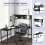 Casart L-Shaped Corner Computer Desk Large PC Table Workstation with Storage Bookcase 9