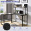 Casart L-Shaped Corner Computer Desk Large PC Table Workstation with Storage Bookcase 6