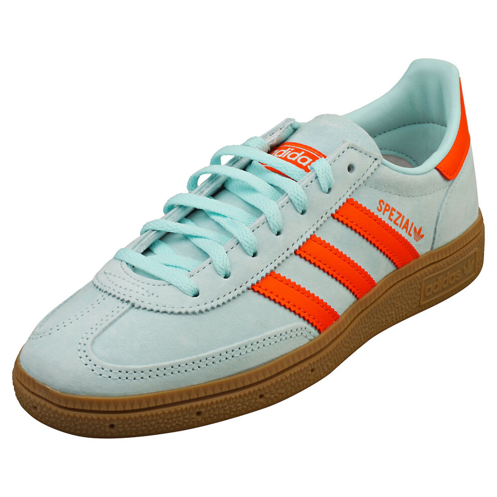adidas Handball Spezial Womens Fashion Trainers in Aqua Orange - 3 UK