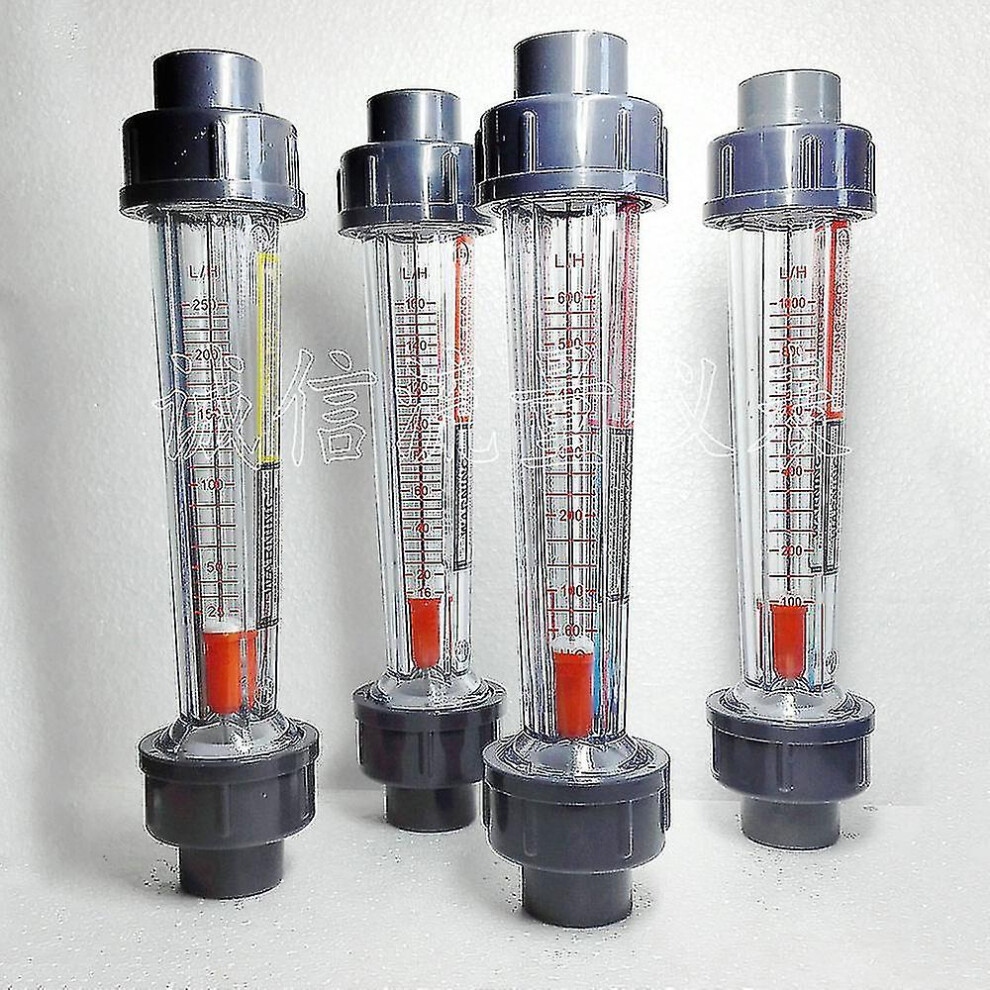 (202Mm Length, 2-20Lph) 50 60 100 160 250 400 600 800Lph Lzs-15 Flow Meter Plastic Tube Liquid Water Rotameter Measuring 8715748745428