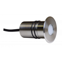 Certikin PU2 Variable White LED Lights PU2MLPVW | Mini LED variable white 24v light - s/s fascia - concrete pools - 1.5" push fit c/w 20m cable