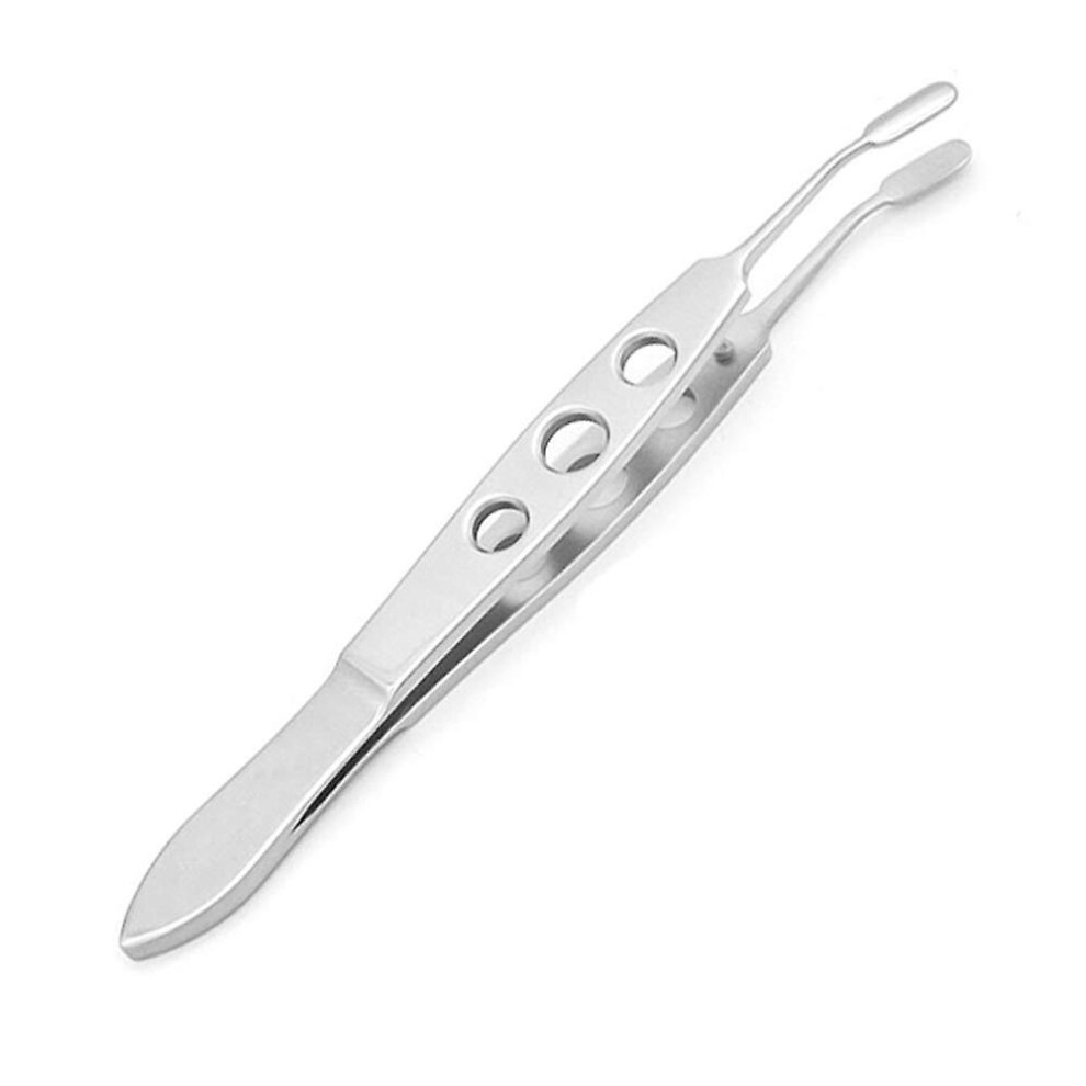 Premium Stainless Steel Meibomian Gland Expressor Professional Forceps Eyelid Massage Tweezers For Dry Eyes   High Precision Tweezer Tools (rectangle