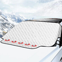 (A) Winter Car Windshield Snow Cover Multi Purpose Auto Sun Shade Front Windscreen