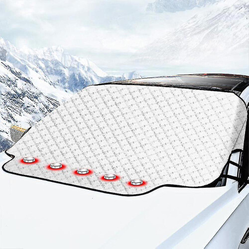 (A) Winter Car Windshield Snow Cover Multi Purpose Auto Sun Shade Front Windscreen