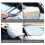 (A) Winter Car Windshield Snow Cover Multi Purpose Auto Sun Shade Front Windscreen 5
