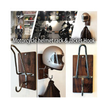 Motorcycle Helmet Jacket Hook Wall Mounted Motorcycle Helmet Holder - Motorcycle Helmet Stand - Hook For Hanging Motorcycle Helmet And Jacket On The W