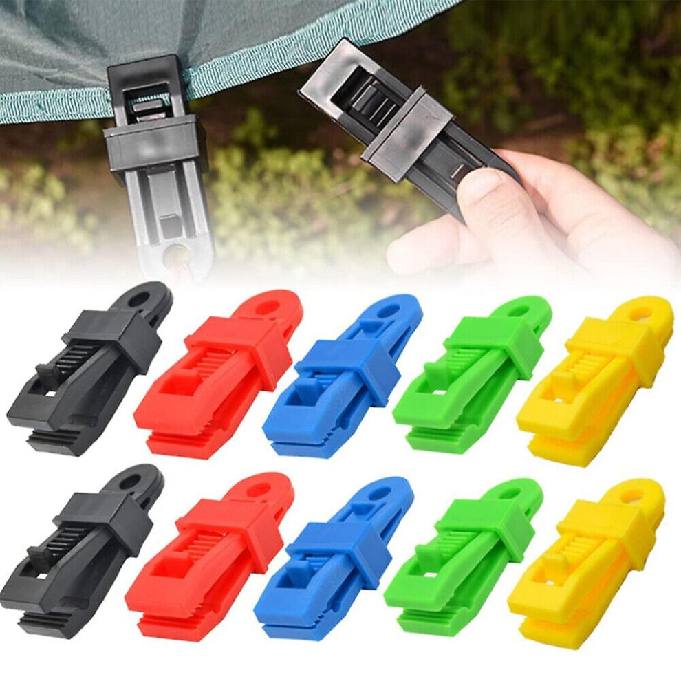 (Yellow, 10PCS) Adjustable Heavy Duty Lock Grip For Tarp-image-OPC-PFXHFMT-NEW