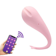 10 Frequencmetro Vibrador De Silicone App Bluetooth Sem Fio Controle Remoto Vibrao Ovocking