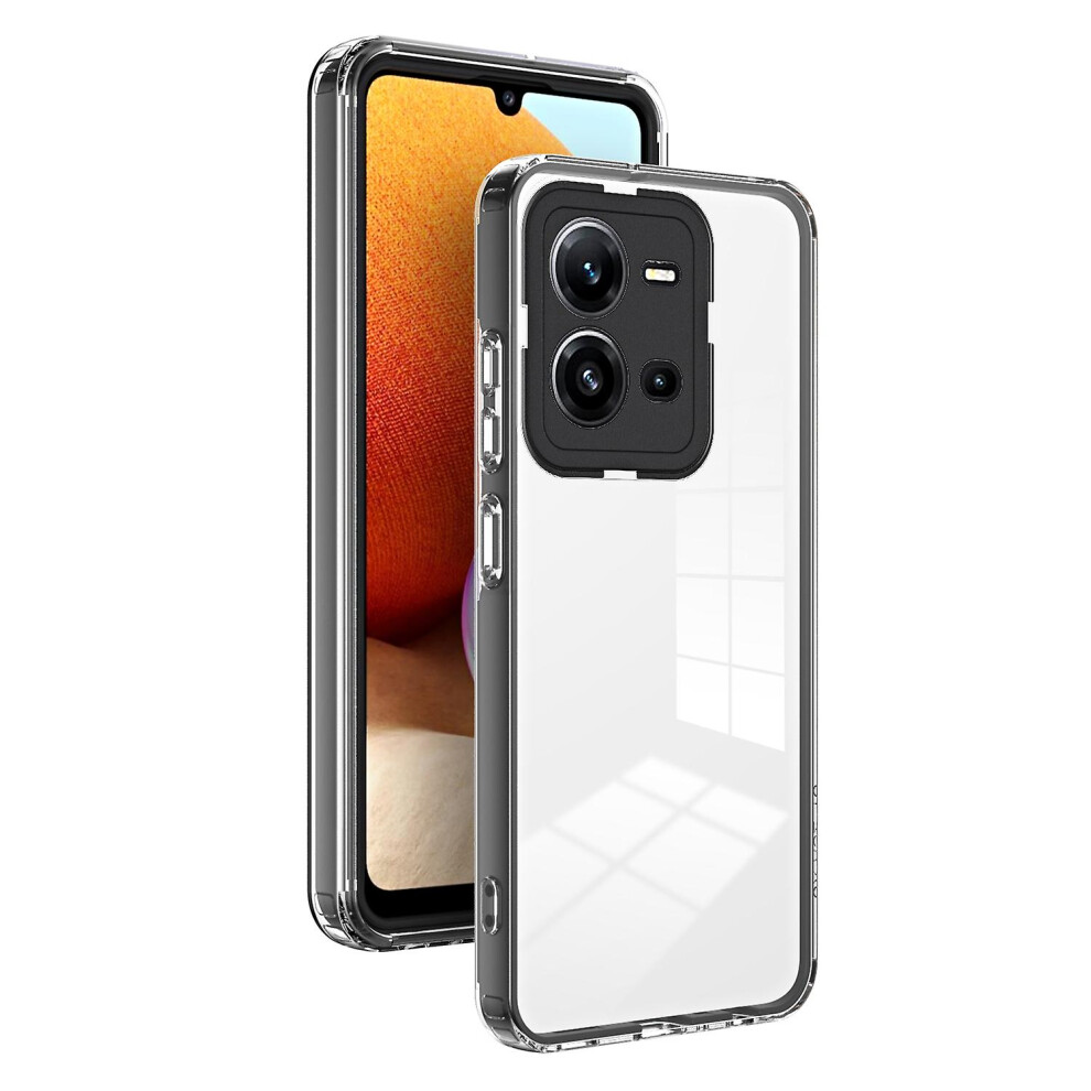 (Black) Tpu Pc Phone Case For Vivo V25 5G / V25e 4G For Vivo V25 5G / V25e 4G Black 8792504210680