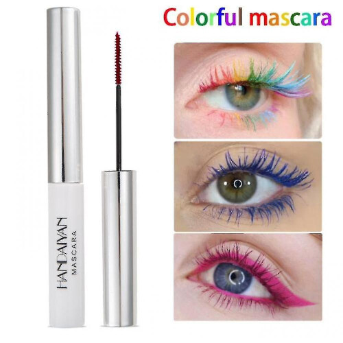(white) 8 Colors Waterproof Colored Mascara