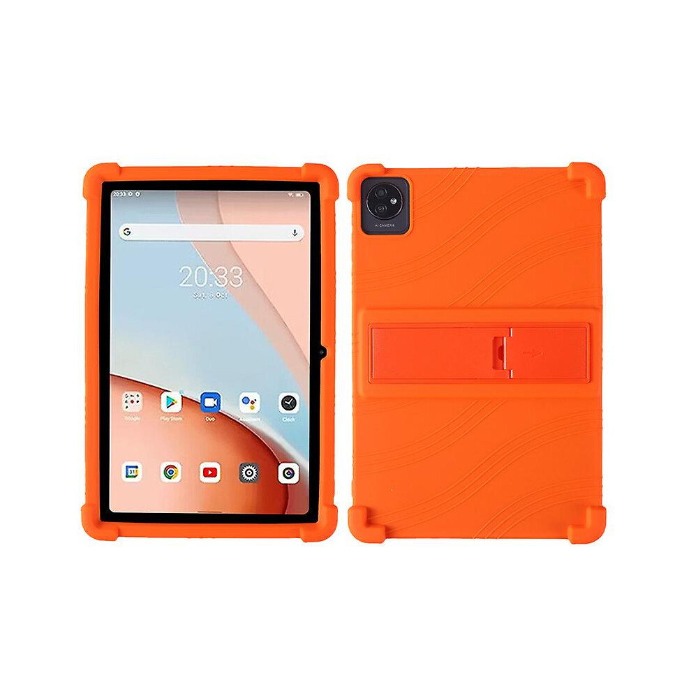(Orange) For Blackview Tab 7 Wifi Anti-Scratch Tablet Protective Cover Shockproof Silicone Case With Kickstand Orange 8715748772462