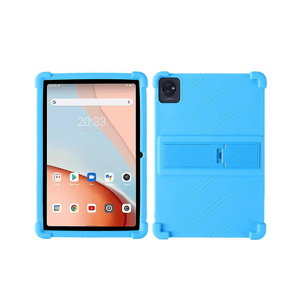 (Sky ) For Blackview Tab 7 Wifi Anti-Scratch Tablet Protective Cover Shockproof Silicone Case With Kickstand Blue 8715748772509