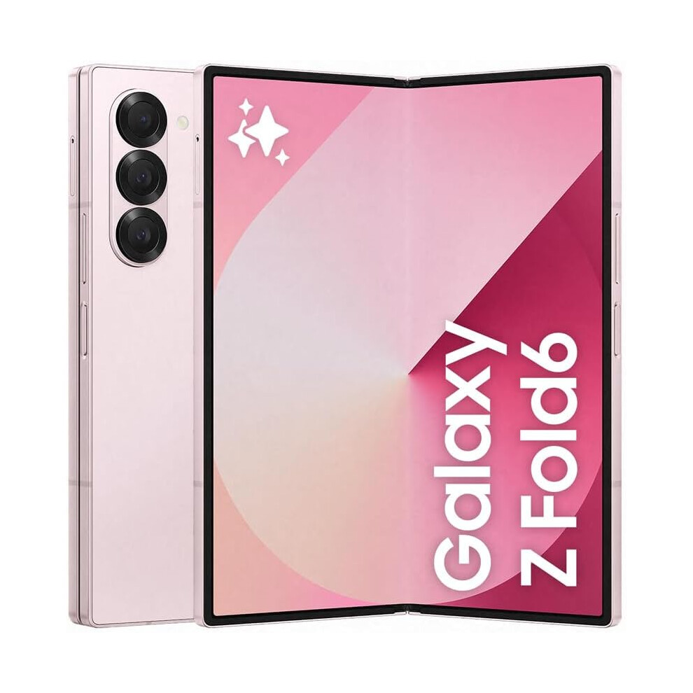 Samsung Galaxy Z Fold 6 (F9560 DS) (512GB+12GB, Pink)