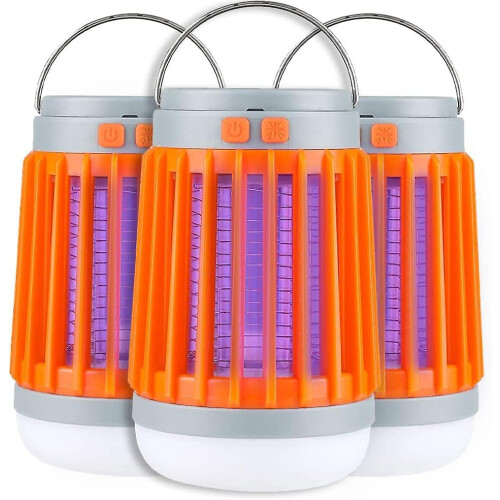 Mosquito Bug Kier Cordless, Mosquito Zapper Outdoor (3 Pack)