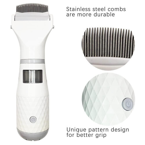 Electric Flea Comb, Powerful Suction Comb For Removing Lice Eggs 1