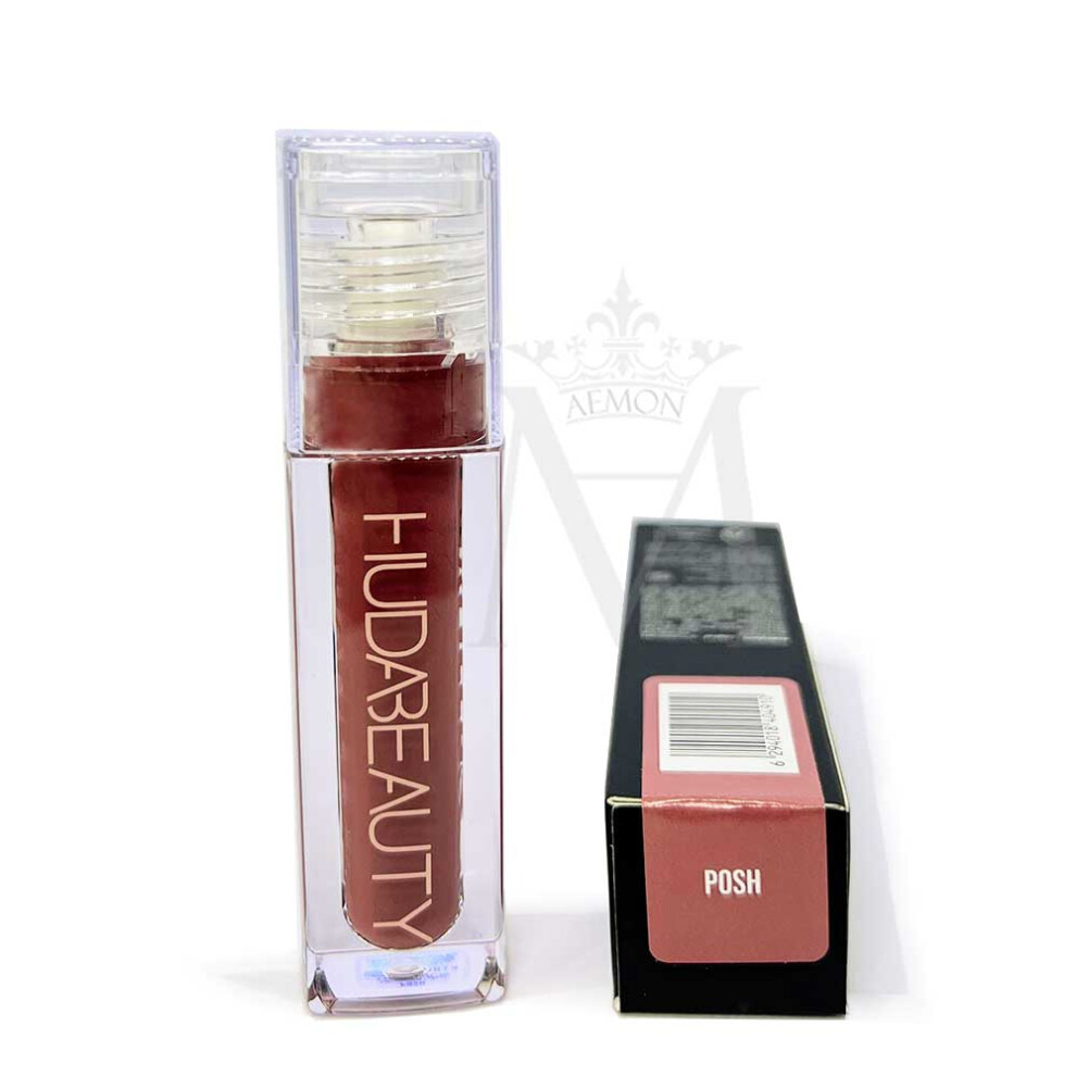 Huda Beauty FAUX FILLER Extra Shine Lip Gloss Posh