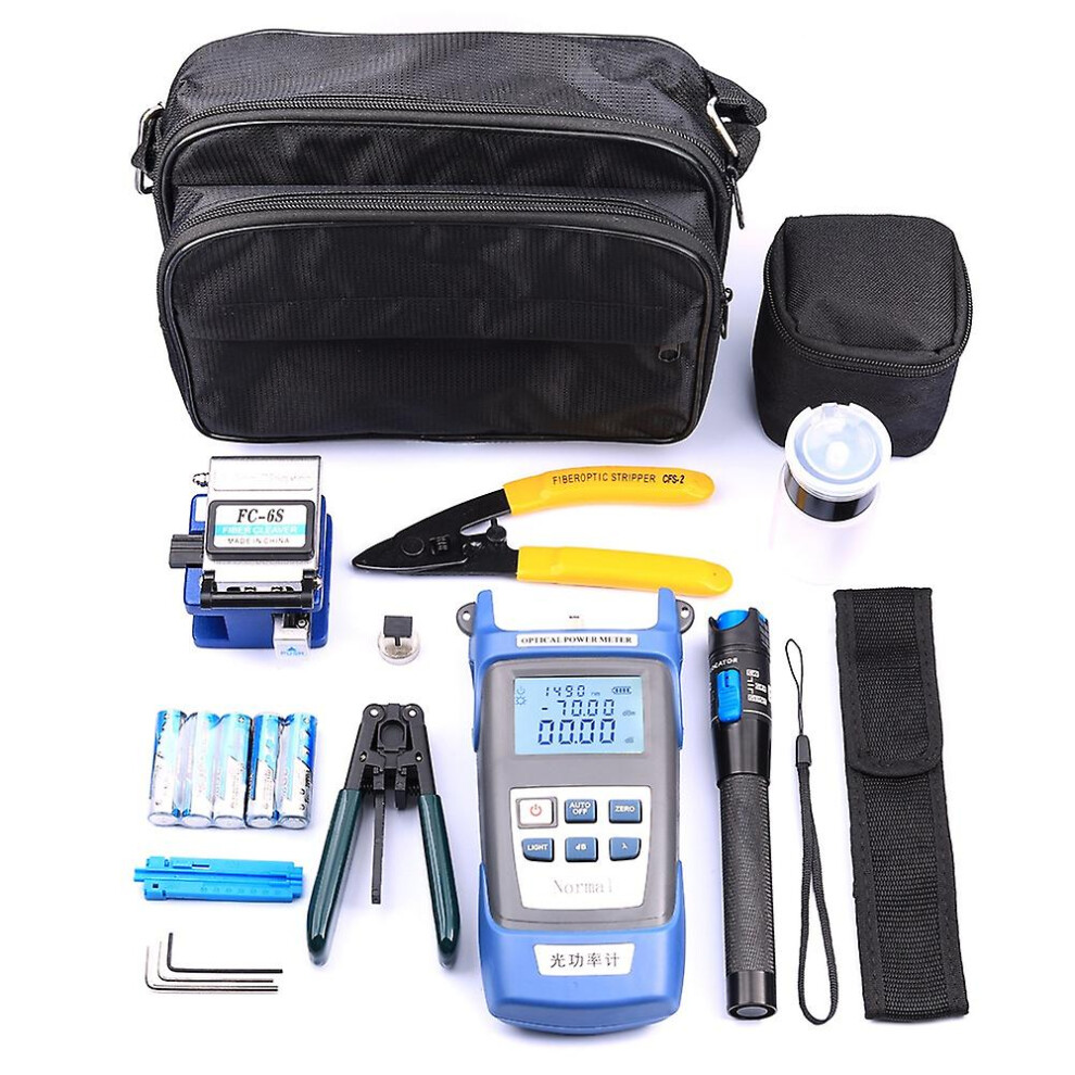 6S Fiber Optic Ftth Tool Kit Fiber Cleaver Power Meter Visual Finder Locator 8715748794068