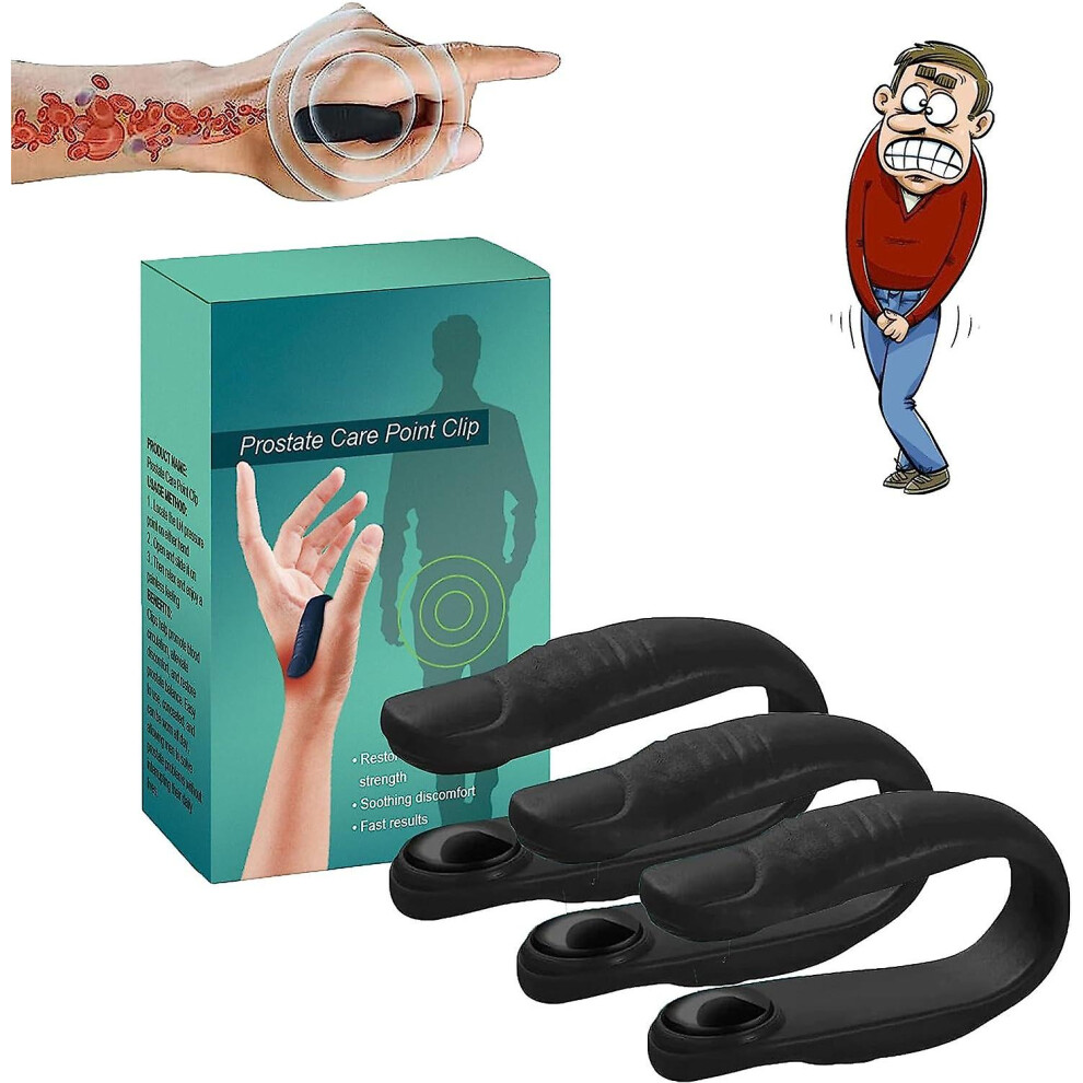 Acuplus Prostate Care Point Clip, Acuplus Acupressure Hand Pressure Point Clip,relieve Prostate Discomfort Effortlessly,l14 Acupressure Point Clips