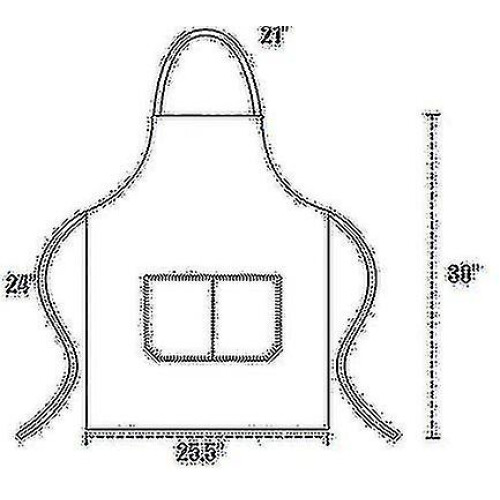 (Blue) 12 Pack Plain Bib Aprons With 2 Pockets - Black Unisex Commercial Apron Bulk 2