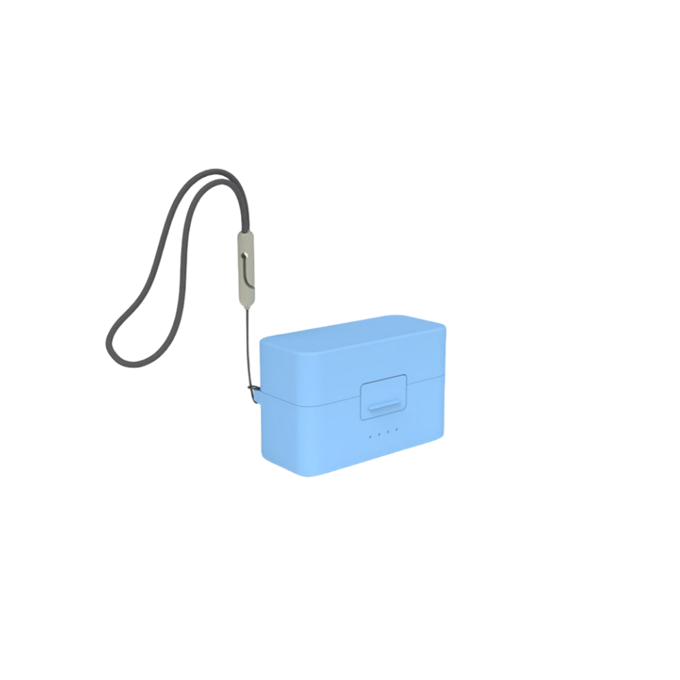 Blue (Blue) Microphone Silicone Protective Case Lavalier Microphone Case Accessories For Dji Mic Size 2