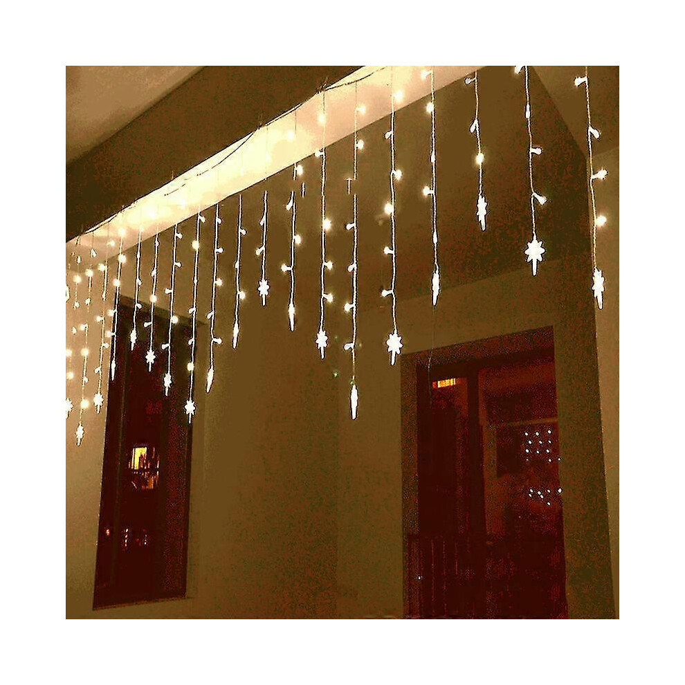 (Warm White North Star, AU Adapter) Various Shaped Led Curtain String Light Party Garden Colorful Outdoor Lighting Home Decor-image-OPC-PFXHSFC-NEW