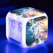 (Type 10, One size) Cristiano Ronaldo Alarm Clock For The World Cup Football League, Small Alarm Clock With Creative Led Display In Various Styles -NMAOV